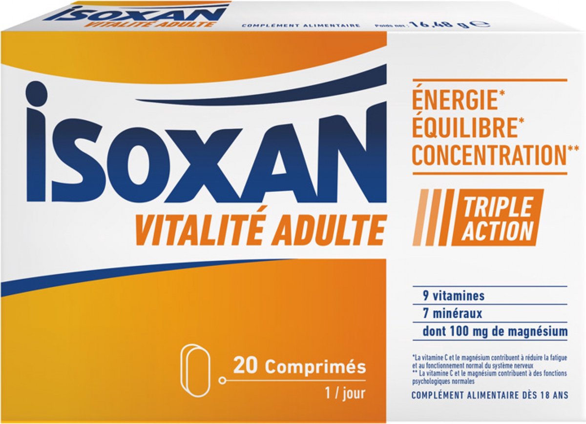 Goedkoopste Isoxan Vitality Adult 20 Tabletten