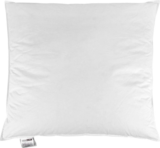 Homescapes Kussen 60 x 60 cm, veren- en donzen kussen met 70% ganzendons