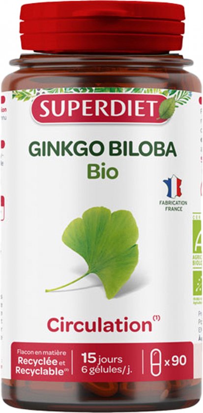 Superdiet -- Gingko bio - 90 gelules