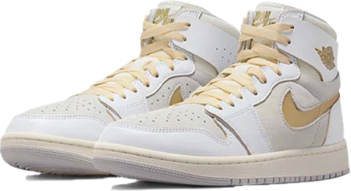 Air Jordan 1 Zoom CMFT 2 Sneaker Metallic Schoenmaat Grijs