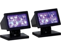 Lemax - Halloween Purple Light -  Set Of 2 -  B/o (4.5v) - Kersthuisjes & Kerstdorpen