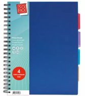SOHO Projectboek A4 23r 4tabs 200 vel - Donker Blauw - Gratis verzonden