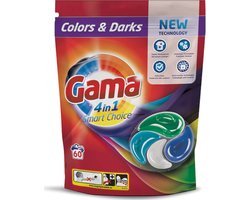 Gama wasmiddel washing pods 4in1 60'sc Color