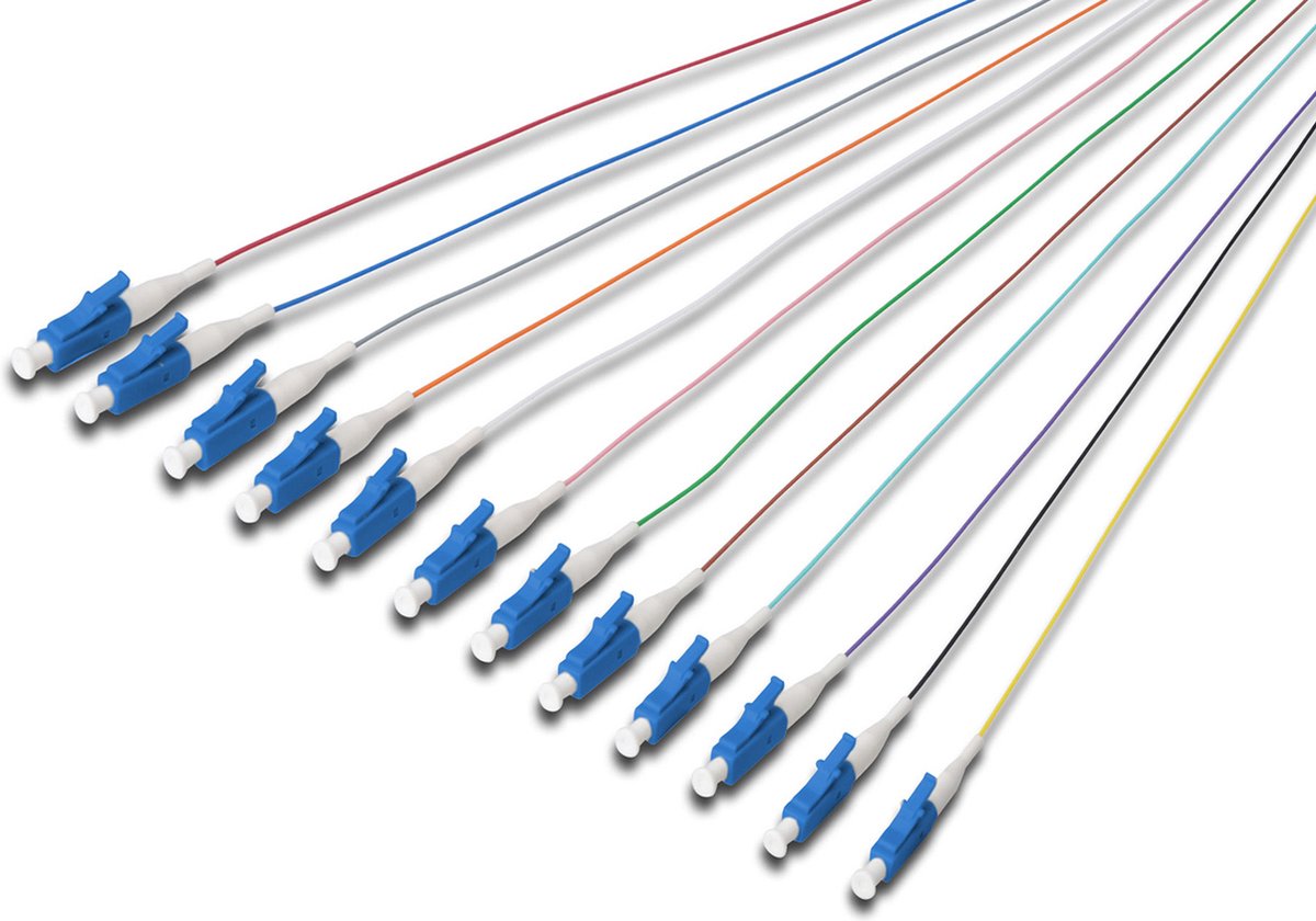 Image of DIGITUS COLORED PIGTAILS 2MLC OS2 09/125 SIMPLEX