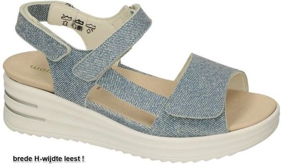 Waldlaufer -Dames - blauw licht - sandalen - maat 40