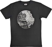 Disney Star Wars - Death Star Heren T-shirt - S - Zwart