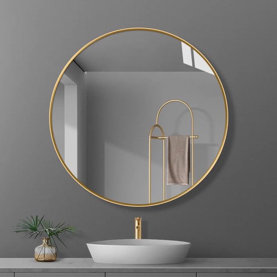Gangspiegels - Relaxdays - Metalen - Ronde - Kleine Spiegels