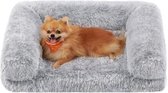 Hondenkussen bank - Hondenkleed bank - Bankbescherming hond - Hondenkussen voor op de bank - M (76 x 58 x 23 cm) - Grijs