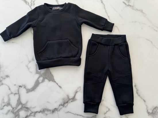 Ensemble 2 pièces Bébé garçon "Zwart", disponible du 68 au 104