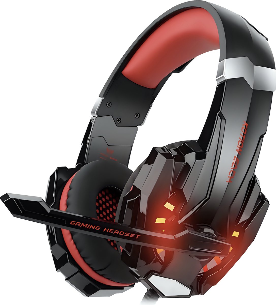 CB-Goods Game Headset - Microfoon - RGB - 7.1 Surround Sound - PC/PS4/PS5/XBOX/Switch - Rood