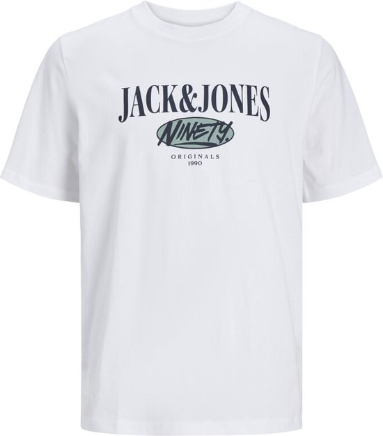 Jack & Jones Jack&Jones Jorcobin Tee Ss Crew Neck Bright White WIT M