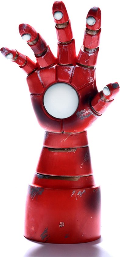 UKONIC - Marvel - Iron Man 3D Gepantserde Hand - Bureaulamp - 35cm