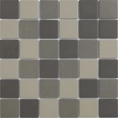 The Mosaic Factory London Vierkant - Tegel - Mozaïektegel - 30.9x30.9x0.6cm - Grijs - Mat - 1.04m²/10 Stuks