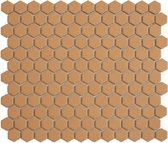 The Mosaic Factory Hexagons - Tegel - Mozaïektegel - 30x30x0,5cm - Grijs - Mat - 0.78m²/10 Stuks