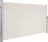 Rootz Zijluifel - Zonwering - Inkijkbescherming - Uitschuifbaar - Aluminium - Polyester - Taupe/Beige/Grijs - 1,6/1,8/2 x 3,5/4 m