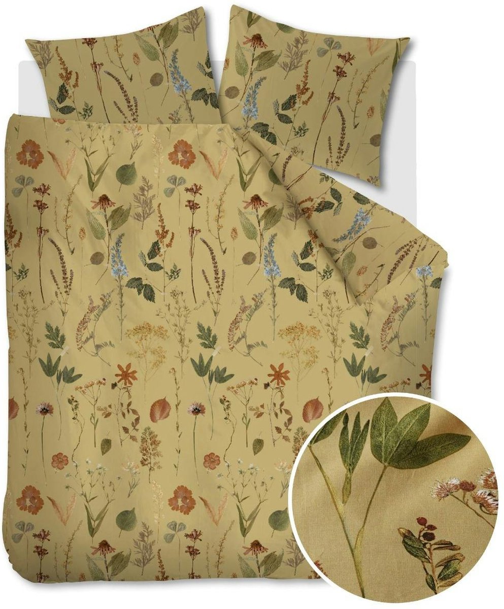 Ariadne at Home Flore dekbedovertrek - Lits-Jumeaux - 240x200/220 - Oker