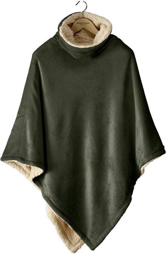 De Witte Lietaer Ganges Teddy Poncho kaki