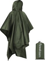 Waterdichte Regen Poncho 3-in-1 - Draagbare, Multifunctionele Regenjas & Deken voor Outdoor Activiteiten