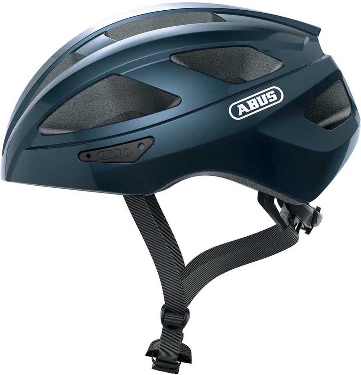 Fietshelm ABUS MACATOR midnight blue S - 51-55 cm - blauw - Geschikt voor gebruik op elektrische fietsen - stadsfietsen - 280 g – foto 4