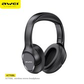 AWEI - Écouteurs sans fil - Bluetooth 5.0 - Pliable - Over Ear - Zwart
