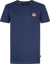 Petrol Industries - Jongens Backprint T-shirt Mirage - Blauw - Maat 152