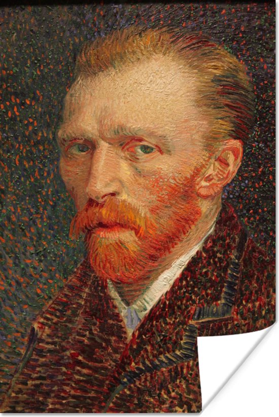 Poster Zelfportret - Vincent van Gogh - 40x60 cm
