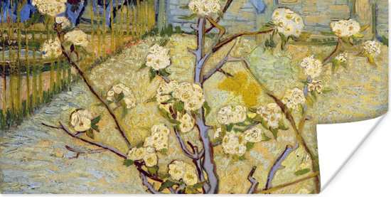 Poster Perenboompje in bloei - Vincent van Gogh - 40x20 cm