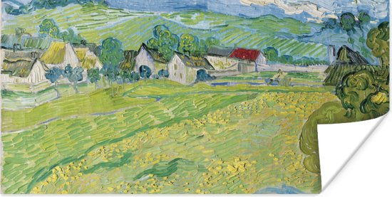 Poster Les Vessenots in Auvers - Vincent van Gogh - 40x20 cm