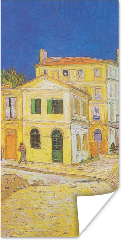 Poster Het gele huis - Vincent van Gogh - 20x40 cm