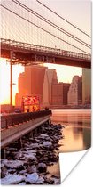 Poster New York - Brooklyn - Bridge - 60x120 cm