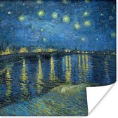 Poster De Sterrennacht - Vincent van Gogh - 50x50 cm