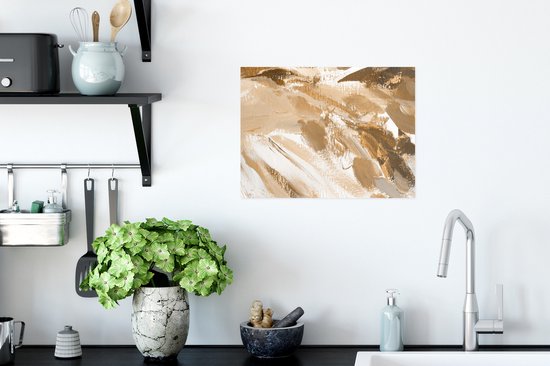 Peinture pour Poster - Marron - Grijs - 40x30 cm