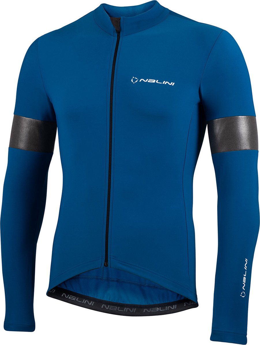 Maillot Cycliste Nalini Manches Longues - Taille L, Rouge/blanc/noir, Fabrication Italienne
