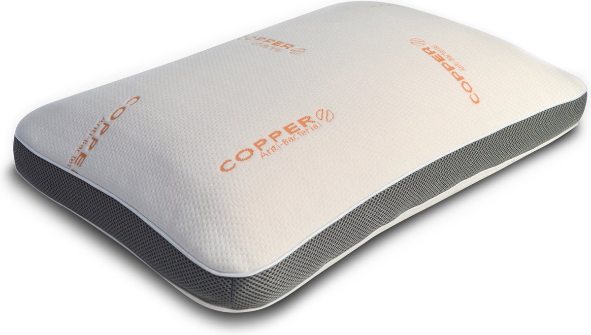 2x Copper kussen - Copper hoofdkussen (set van 2) - Zacht, Koel & Drukverlaggend