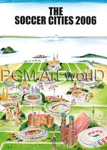 Kunstdruk Sylvia Joel - The Soccer Cities 2006 50x70cm