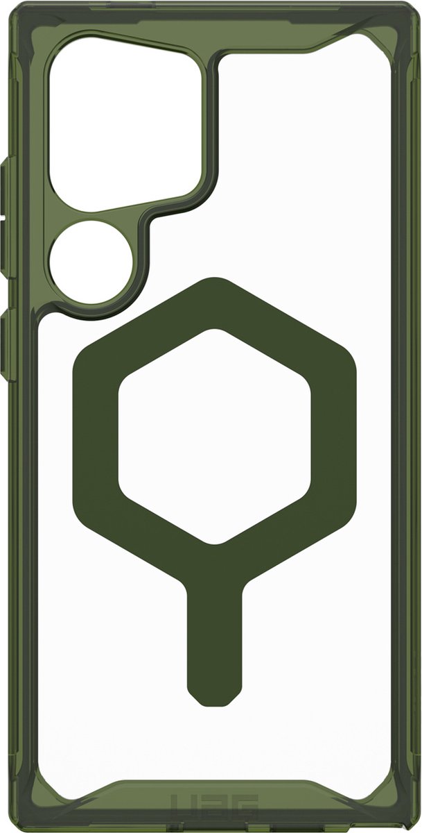 Urban Armor Gear Plyo Samsung Galaxy S24 Ultra Hoesje Ice Olive