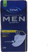 Voordeelverpakking 2 X TENA Men Active fit Level 2, 20st (750776)