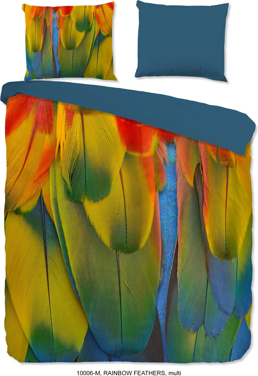 Pure Dekbedovertrek "veren" - Multi - (240x200/220 cm) - Microfiber