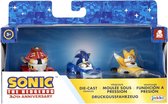 Figurines Sonic the Hedgehog 30ème Anniversaire - Echelle 1:64 - 7 cm