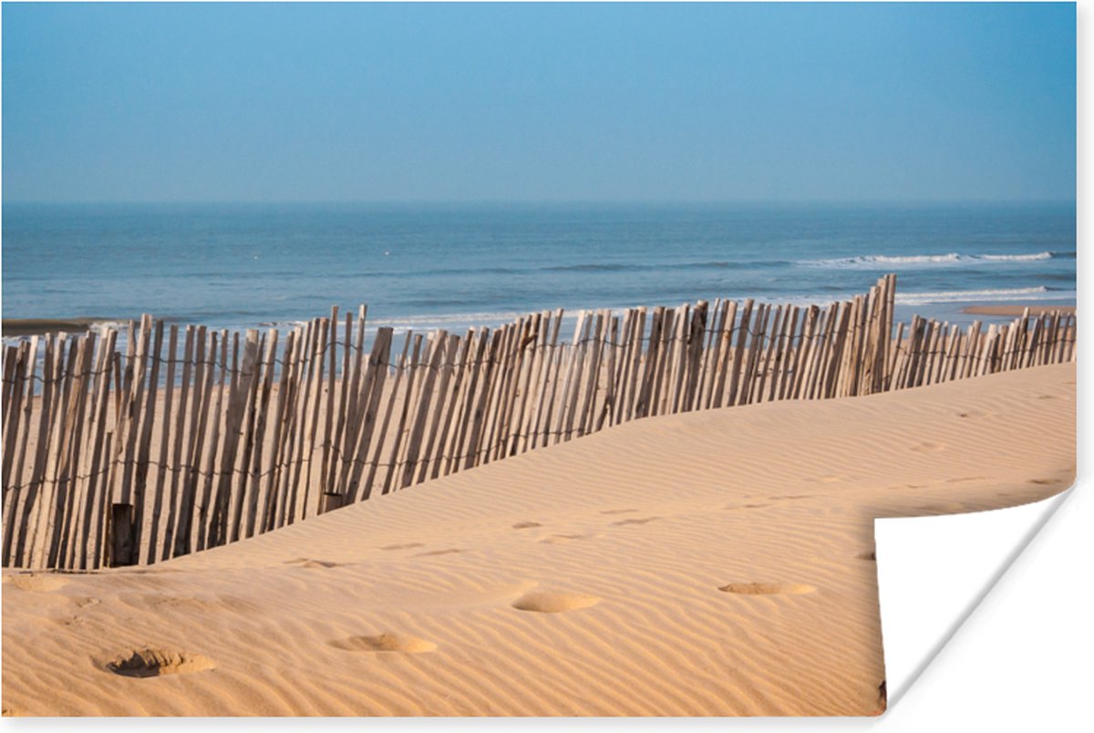 Poster 120x80 cm - Strand - Palen - Zee - Posters - Kamer decoratie - Wanddecoratie woonka