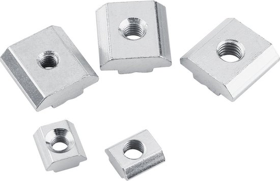 Aluminium Profiel Moer Sliding T-slot Moer T-Noten - 50 stks/partij met