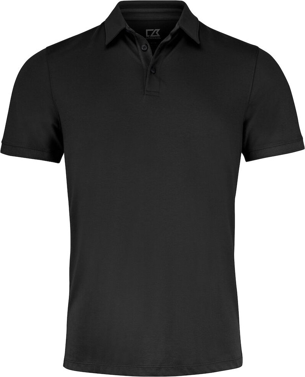 Cutter & Buck Oceanside Stretch Polo Heren 354430 - Zwart - XL