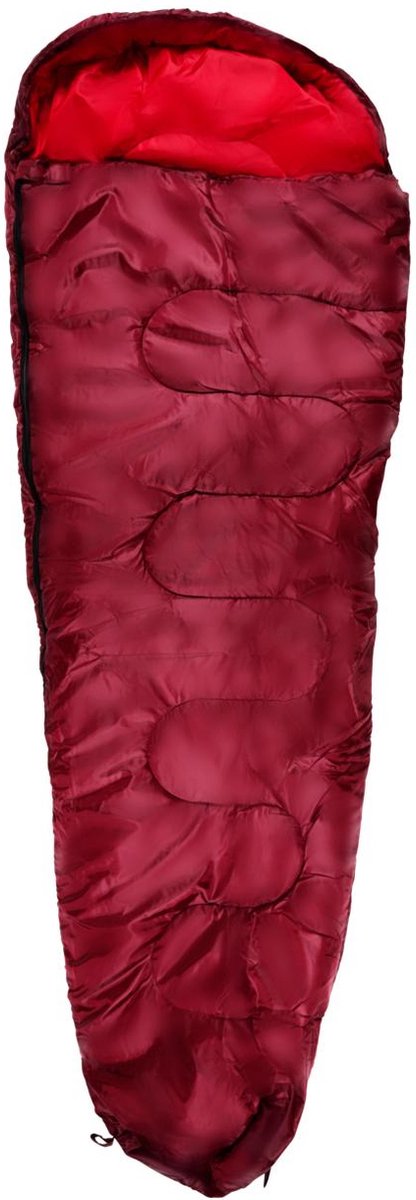 Camp Active Mummy Slaapzak - Zomerslaapzak voor 5°C tot 10°C - 210 x 80 cm - Rood van Camp Active — afbeelding 4