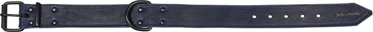 Jack And Vanilla - Halsbanden - Black Label Brede Halsband - Blauw - 30mmx40cm 45/7992 - 176980
