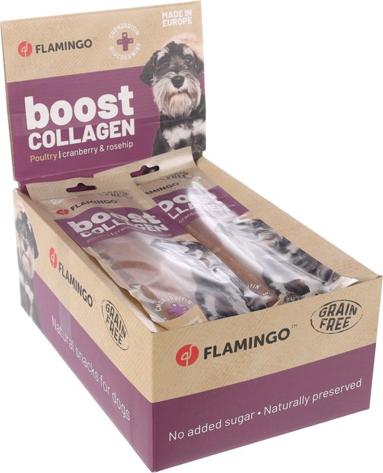 Flamingo - Friandises Boost Saucisses Avec Poulet, Collagène 600 G Pour Chien 665f1e86da202d7439f3ebc9