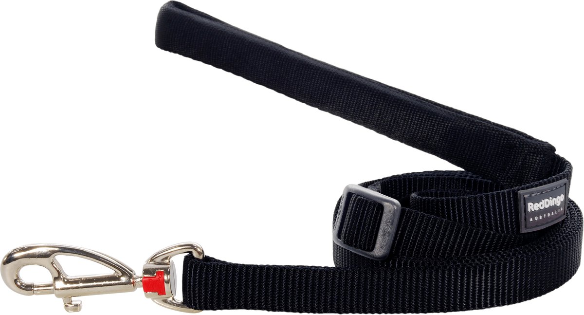 Animal Boulevard L6-zz-bb-12 - Hals- En Leibanden - Hond - Rd Leiband Zwart-xs 12mmx1,8m - Maat: Xs - 200649