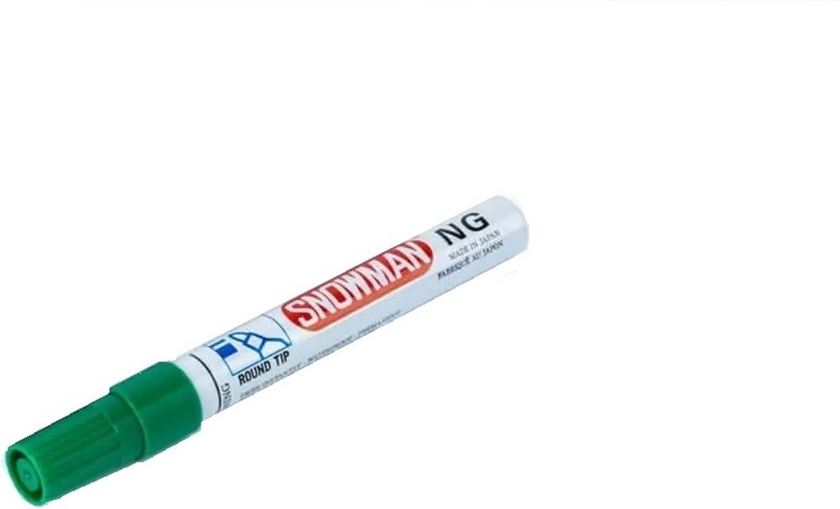 Snowman NG - permanent marker - Groen
