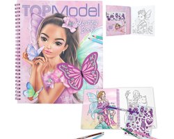 foto van Depesche - TOPModel kleurboek met pailletten - FAIRY LOVE