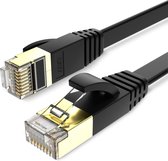 SBVR Internetkabel - 40 meter - Platte CAT7 Ethernet Kabel - 10Gbps - RJ45 Netwerkkabel LAN - UTP kabel