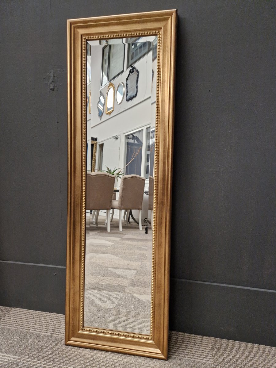 Spiegel Nino Antiekgoud Buitenmaat 45x136cm
